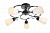 Потолочная люстра Arte Lamp ALESSIA A6545PL-5BC