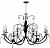 Подвесная люстра Arte Lamp ROMANA A1742LM-8BK