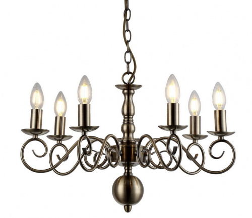 Подвесная люстра Arte Lamp ISABEL A1129LM-7AB купить по низкой цене