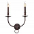 Бра Crystal Lux SUERTE SUERTE BROWN AP2