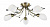 Потолочная люстра Arte Lamp GARDENIA A2766PL-5AB