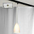 Трековый однофазный подвесной светильник Lussole TRACK LIGHTS LSN-0106-01-TAW