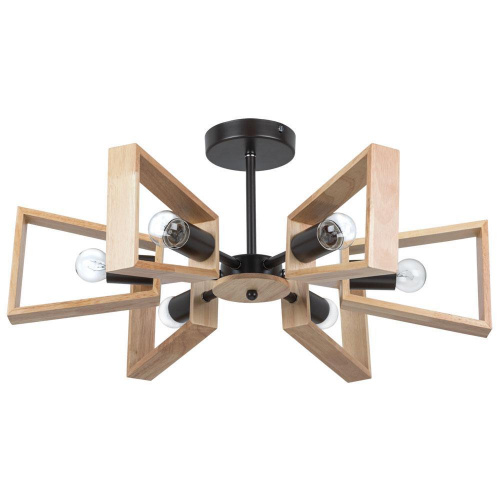 Потолочная люстра Arte Lamp Brussels A8030PL-6BK купить по низкой цене