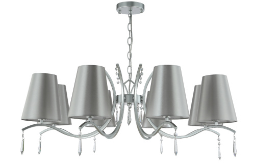 Люстра подвесная Crystal Lux RENATA SP8 SILVER купить по низкой цене