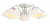Потолочная люстра Arte Lamp WICKER A6616PL-5WG