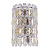Настенный светильник Crystal Lux Lirica Lirica AP2 Chrome/Gold-Transparent