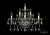 Бра Bohemia Ivele 1413B/3+2+1/220/XL/G