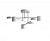 Потолочная люстра Kink Light Мекли 07649-6A,01