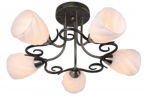 Потолочная люстра Arte Lamp SWIRLS A6253PL-5BA купить по низкой цене