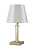 Настольная лампа Crystal Lux NICOLAS LG1 GOLD/WHITE