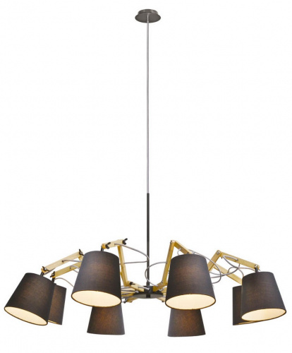 Подвесная люстра Arte Lamp PINOCCIO A5700LM-8BK купить по низкой цене