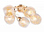Потолочная люстра Arte Lamp SERPENTINA A5006PL-5GO