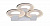 Светодиодное бра ST Luce Circles SL870.501.03