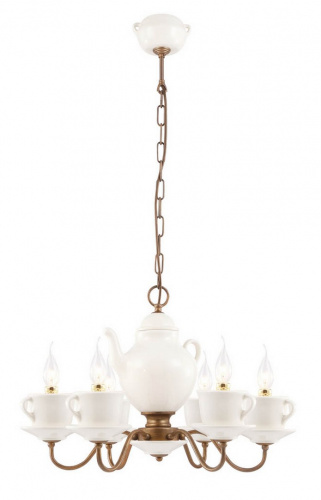 Подвесная люстра Arte Lamp SERVIZIO A6483LM-6WH купить по низкой цене