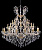 Подвесная люстра Crystal Lux HOLLYWOOD HOLLYWOOD SP16+8+8 GOLD