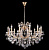 Подвесная люстра Crystal Lux HOLLYWOOD HOLLYWOOD SP12 GOLD