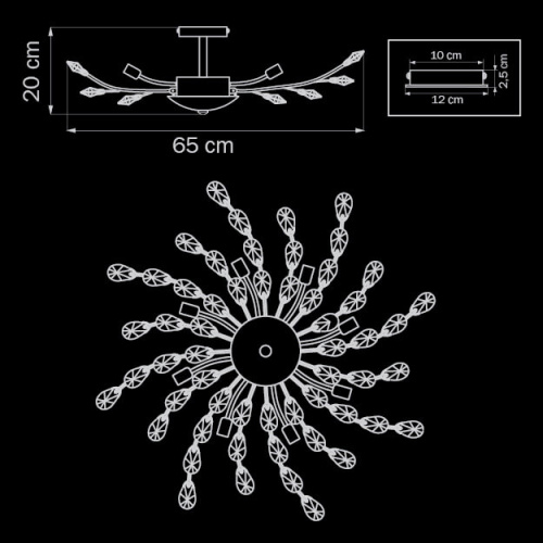 Потолочная люстра Lightstar ISABELLE 791184 купить по низкой цене
