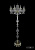 Торшер Bohemia Ivele 1406T1/8/195-160/G