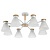 Потолочная люстра Arte Lamp Tyler A1031PL-8WH
