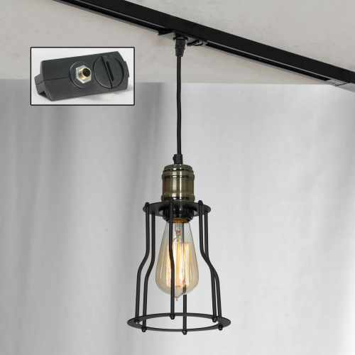 Трековый однофазный подвесной светильник Lussole TRACK LIGHTS LSP-9610-TAB