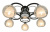 Потолочная люстра Arte Lamp GINEVRA A1604PL-5BK Потолочная люстра Arte Lamp GINEVRA A1604PL-5BK купить по низкой цене
