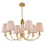 Люстра потолочная Crystal Lux CAMILA SP6 GOLD