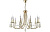 Люстра подвесная Crystal Lux VICTORIA SP10 GOLD/AMBER