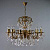 Подвесная люстра BRIZZI ALICANTE 8888/10 PB Leaf Crystal