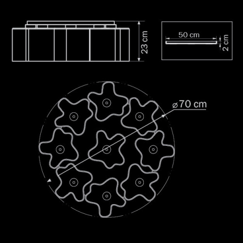 Потолочная люстра Lightstar Simple Light 802 802091 купить по низкой цене