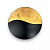 Настенный светильник Ideal Lux SUNRISE AP4 NERO E ORO