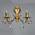 Бра BRIZZI BENISA 2226/2 AB Tear Drop