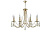 Люстра подвесная Crystal Lux VICTORIA SP8 GOLD/AMBER