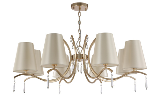 Люстра подвесная Crystal Lux RENATA SP8 GOLD купить по низкой цене