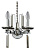 Бра Crystal Lux MARRON AP2 CHROME