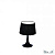 Настольная лампа Ideal Lux LONDON TL1 SMALL NERO