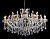 Подвесная люстра Crystal Lux HOLLYWOOD HOLLYWOOD SP20+10 GOLD