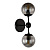 Бра Lumina Deco Zodiak LDW 6001-2 BK