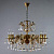 Подвесная люстра BRIZZI GRANADA 2118/10 AB Tear drop