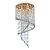Каскадная люстра Lumina Deco Precisio LDC 7053-7A GD
