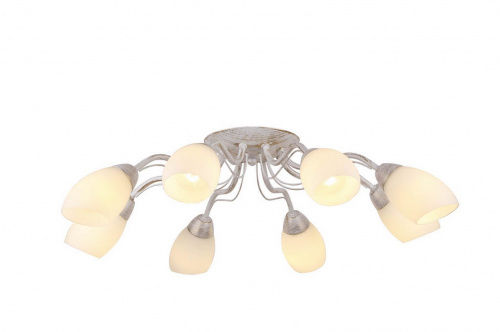 Потолочная люстра Arte Lamp CARLO A8105PL-8WG купить по низкой цене