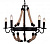 Подвесная люстра Arte Lamp MARSIGLIA A8956LM-5BK