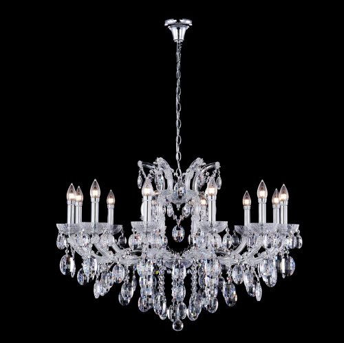 Подвесная люстра Crystal Lux HOLLYWOOD HOLLYWOOD SP12 CHROME купить по низкой цене