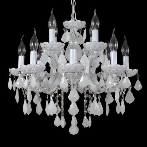 Хрустнальная люстра Crystal Lux INES INES SP8+4 WHITE купить по низкой цене