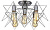 Потолочная люстра Arte Lamp TELA A6048PL-5CC
