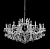 Хрустальная люстра Crystal Lux HOLLYWOOD SP12+6 CHROME