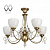 Потолочная люстра Mw-Light Фелиция 347016405