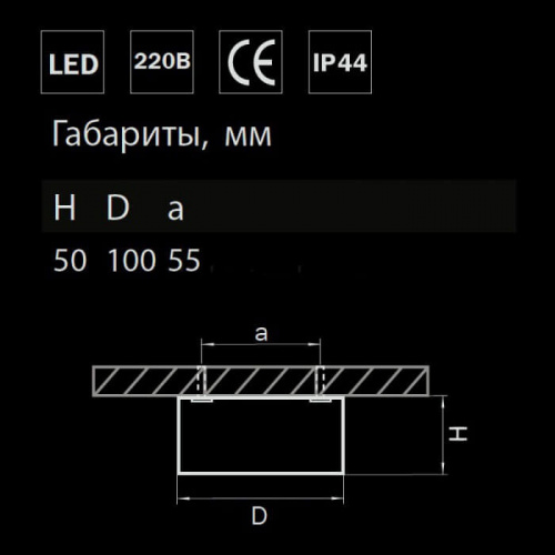 Светодиодный накладной светильник Lightstar ZOLLA CYL 213917