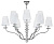 Подвесная люстра Crystal Lux Armando Chrome ARMANDO SP6+6 CHROME
