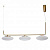 Светодиодная подвесная люстра De Markt Ауксис 722010903