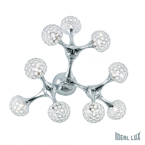 Потолочная люстра Ideal Lux NODI CRYSTAL PL9 купить по низкой цене